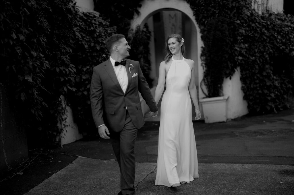 couples wedding portrait at Mantells Mt Eden auckland