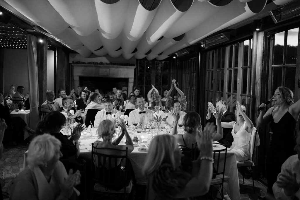 wedding reception photography at Mudbrick
modern wedding reception setup at Mudbrick
photography of wedding guests at Mudbrick
Mudbrick wedding ceremony 